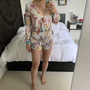Cute floral romper